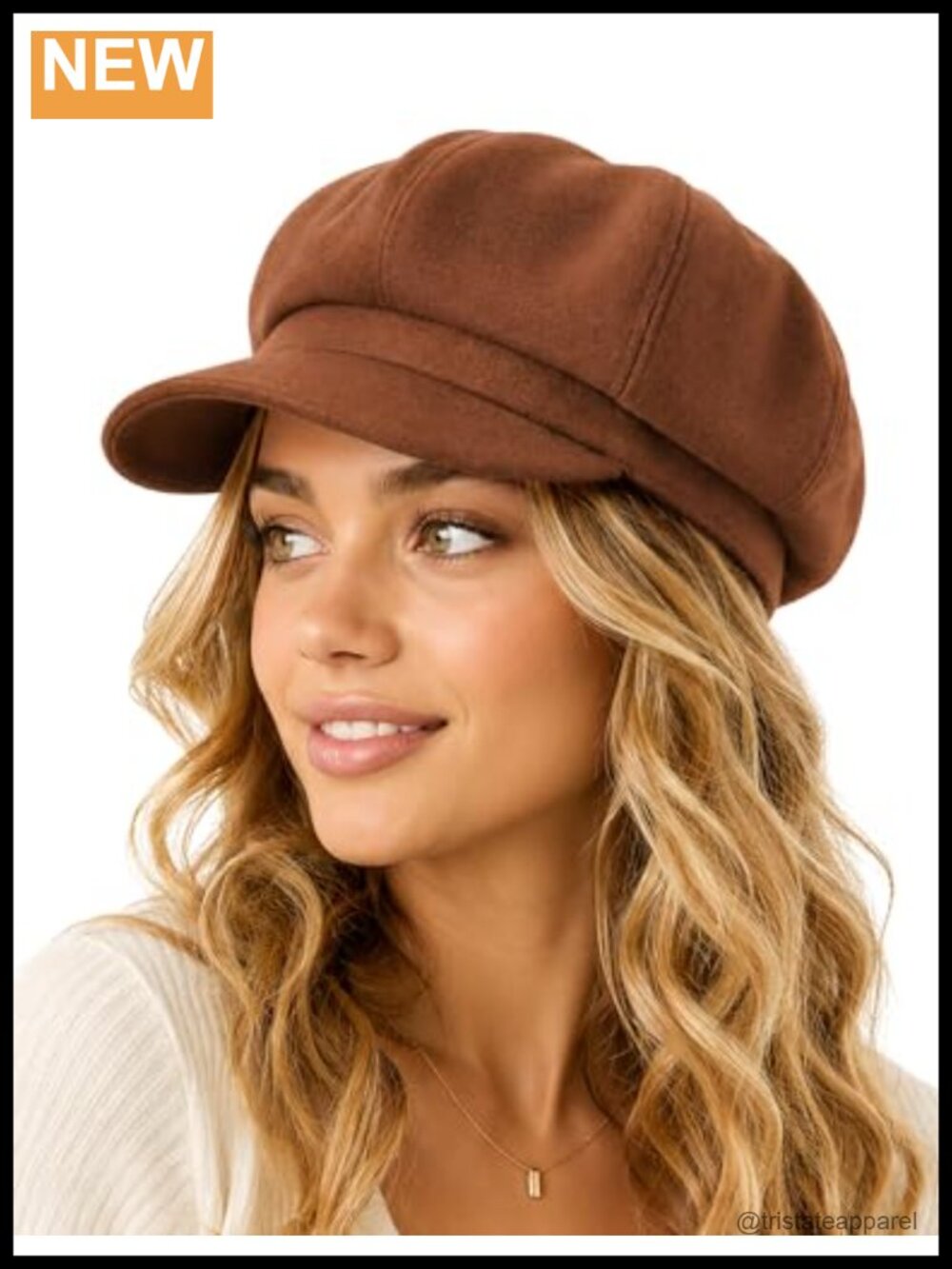 Vintage Plaid Newsboy Cap Paperboy Hat Structured Brim Retro